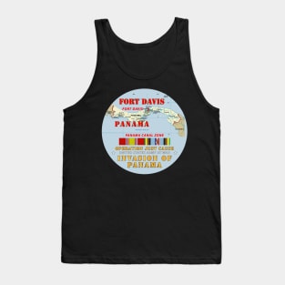 Just Cause - Ft Davis - CZ w Map w Svc Ribbons Tank Top